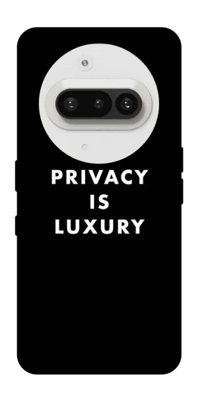 Чохол на Nothing Phone (3a) Privacy is luxury фото 1 з 1