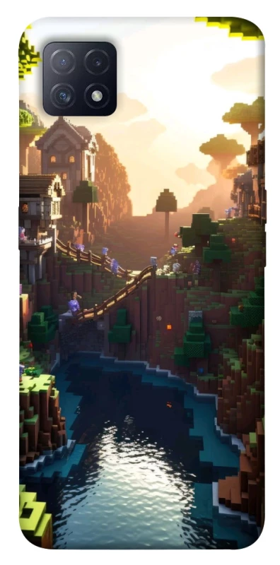 Чохол на Oppo A72 5G / A73 5G Minecraft sunset фото 1 з 1