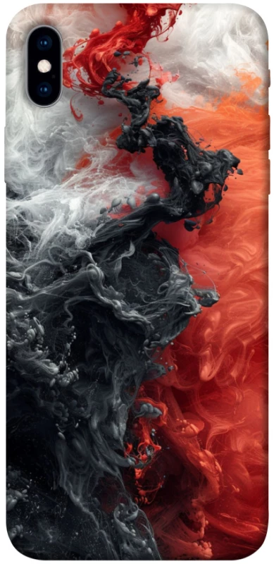 Чохол на Apple iPhone XS Max (6.5") Black and Red фото 1 з 1