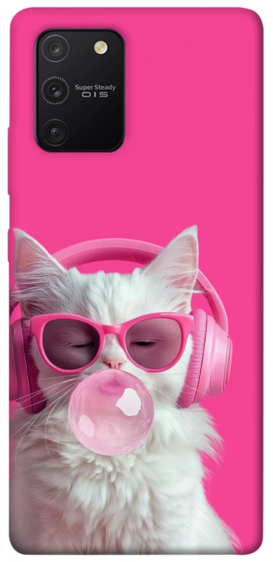 Чехол на Samsung Galaxy S10 Lite Pink kitty фото 1 из 1