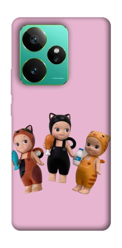 Чохол на Realme GT 7 Cat Cafe Trio фото 1 з 1