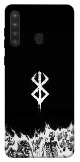 Чохол на Samsung Galaxy A21 Berserk skeletons фото 1 з 1