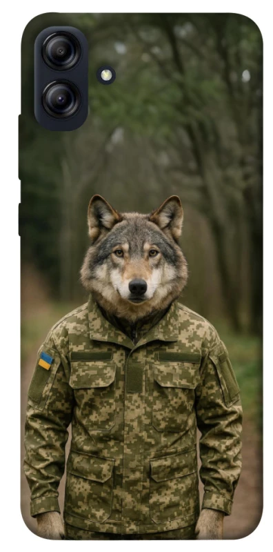 Чехол на Samsung Galaxy A04e Волк защитник фото 1 из 1