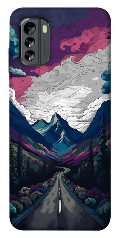 Чехол на Nokia G60 Нарисованные горы фото 1 из 1