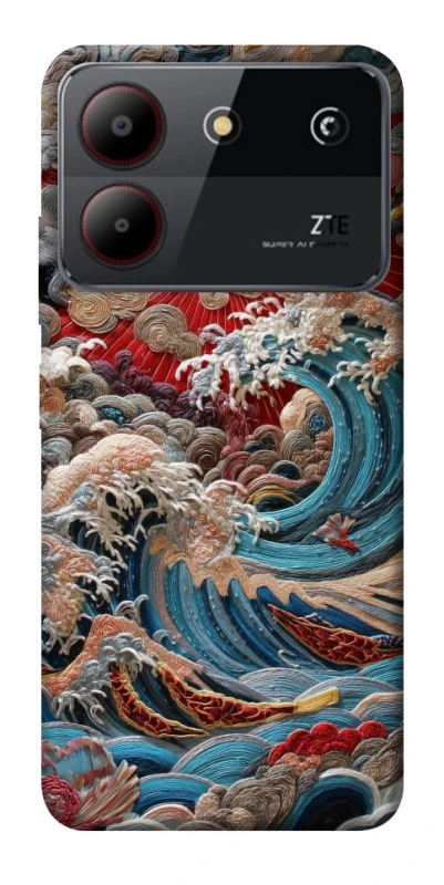 Чехол на ZTE Blade A54 4G Japa wave ver.2 фото 1 из 1