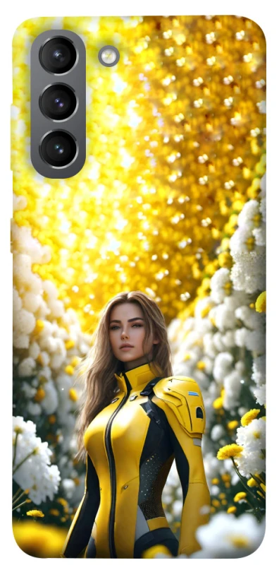Чохол на Samsung Galaxy S21 Cyber space girl ver.2 фото 1 з 1