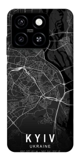 Чохол на ZTE Blade A55 4G Kyiv map фото 1 з 1