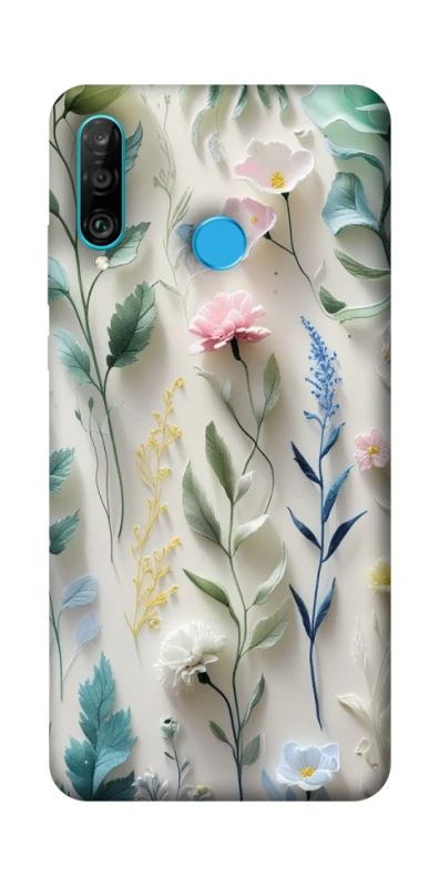 Чохол на Huawei P30 lite Floral design ver.3 фото 1 з 1