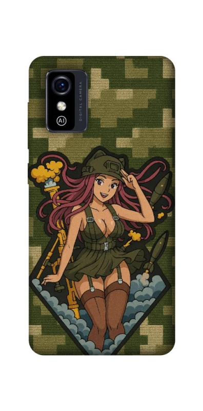 Чохол на ZTE Blade L9 Military Waifu фото 1 з 1