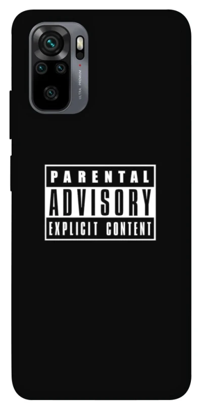 Чохол на Xiaomi Redmi Note 10 / Note 10s Parental Advisory Label фото 1 з 1