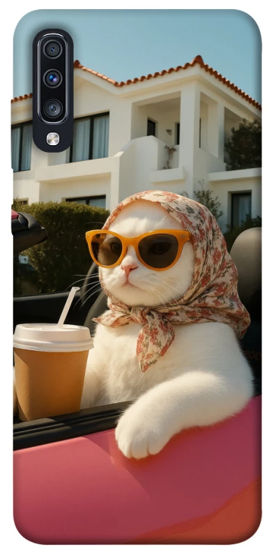 Чохол на Samsung Galaxy A70 (A705F) Stylish Cat Cruise фото 1 Чохол на Samsung Galaxy A70 (A705F) Stylish Cat Cruise фото 1 з 1
