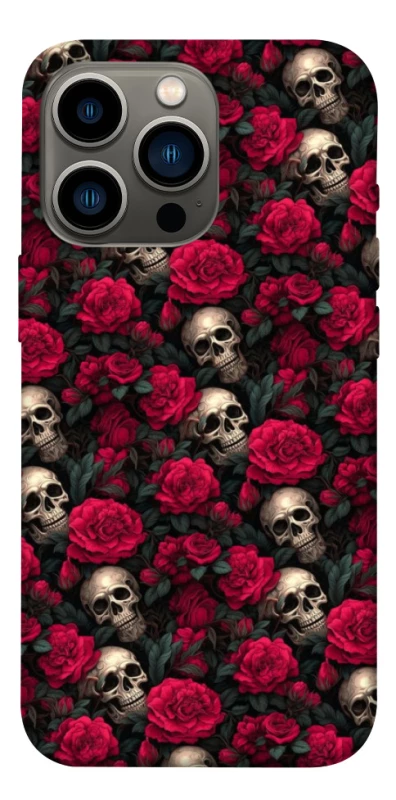 Чохол на Apple iPhone 13 Pro (6.1") Черепа та рози фото 1 з 1
