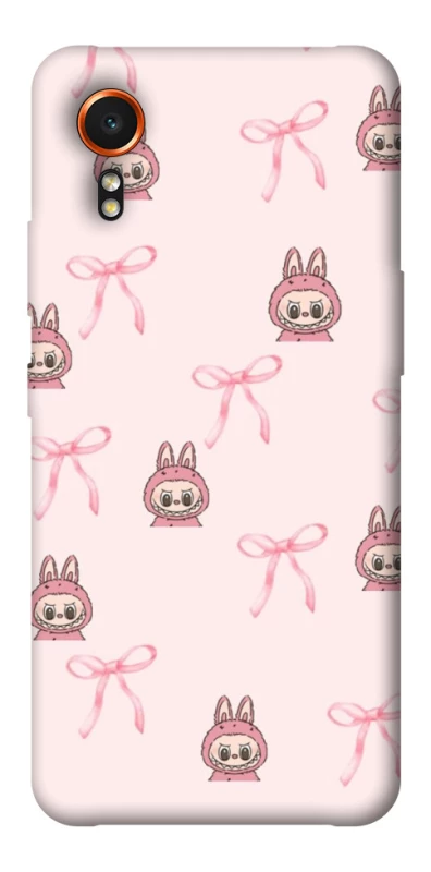 Чохол на Samsung Galaxy Xcover7 Pink bows and Labubus фото 1 з 1