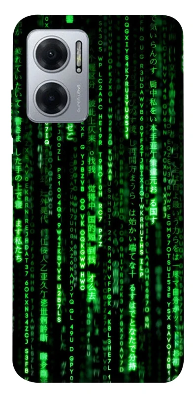 Чохол на Xiaomi Redmi Note 11E Matrix Code фото 1 з 1