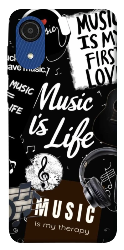 Чохол на Samsung Galaxy A03 Core Music is Life фото 1 з 1