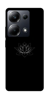Чохол на Xiaomi Poco M6 Pro 4G Black Lotus фото 1 Чохол на Xiaomi Poco M6 Pro 4G Black Lotus фото 1 з 1