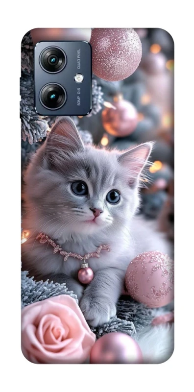 Чохол на Motorola Moto G54 Power Christmas Kitty фото 1 з 1