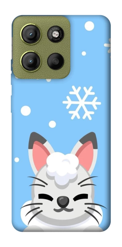 Чехол на Motorola Moto G15 4G Adopt Me Snow Kitty Smile фото 1 из 1