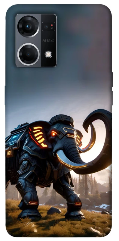 Чохол на Oppo Reno 7 4G Cyber ​​elephant фото 1 з 1