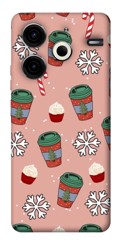 Чехол на TECNO Pova 6 Neo (LI6) Новогодний v38 фото 1 из 1