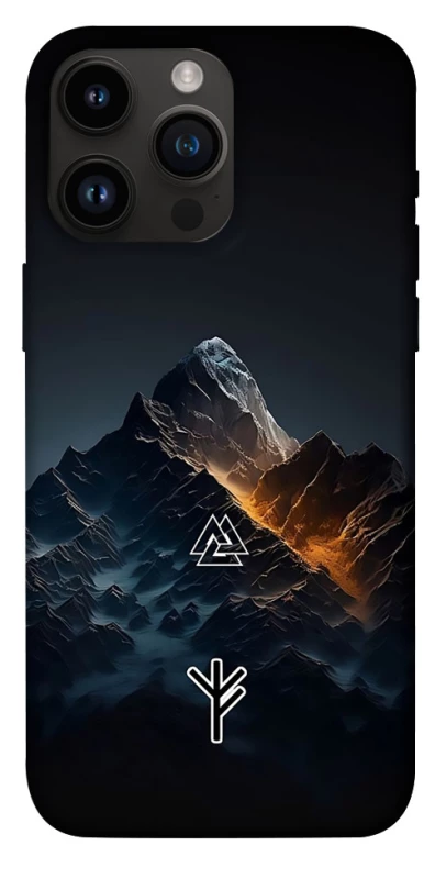 Чехол на Apple iPhone 14 Pro Max (6.7") Руны в горах фото 1 из 1