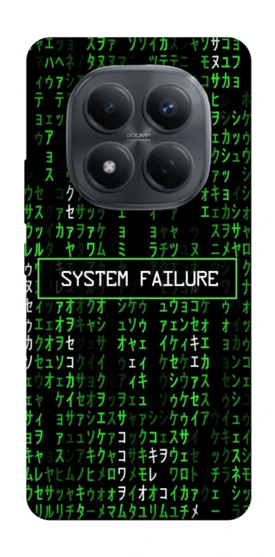 Чохол на Xiaomi Redmi Note 15 Pro 4G Matrix system failure фото 1 з 1