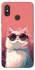 Чохол на Xiaomi Mi 8 Сat with glasses фото 1 з 1