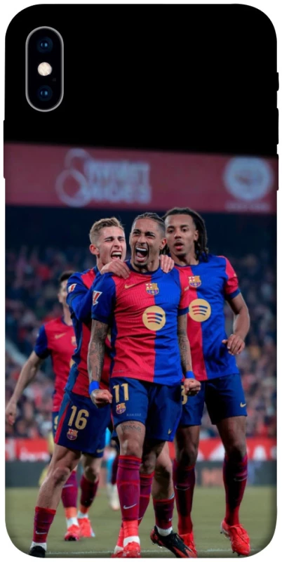 Чехол на Apple iPhone X (5.8") FC Barcelona team фото 1 из 1