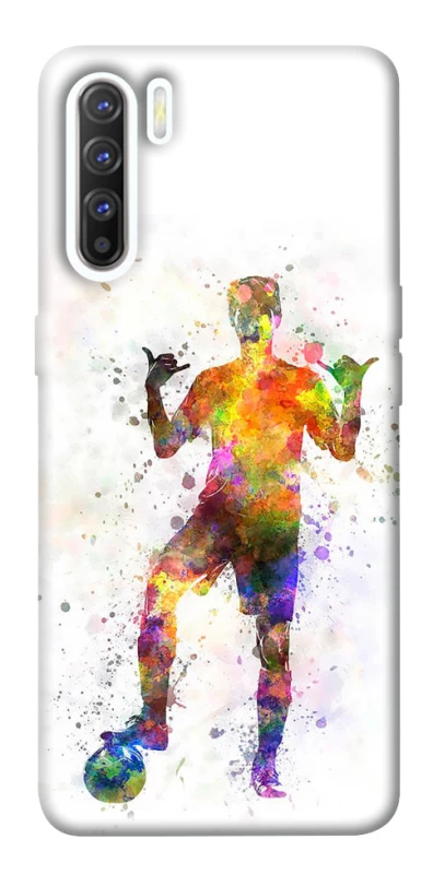 Чохол на Oppo Reno 3 Football Player v3 фото 1 з 1