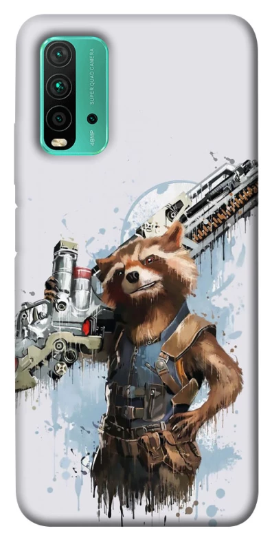 Чохол на Xiaomi Redmi Note 9 4G / Redmi 9 Power Rocket Raccoon фото 1 з 1