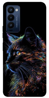 Чохол на TECNO Camon 18 Чорний кіт фото 1 з 1