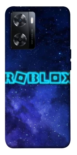 Чехол на OnePlus Nord N20 SE Roblox Space Logo Blue фото 1 из 1