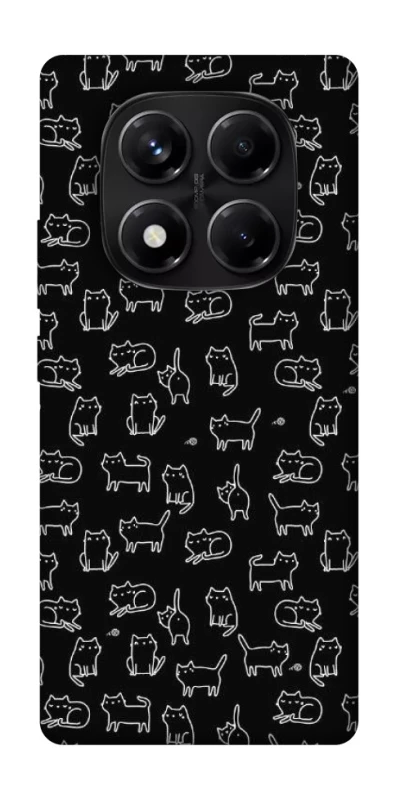 Чохол на Xiaomi Redmi Note 14 Pro 5G Black Cats фото 1 з 1