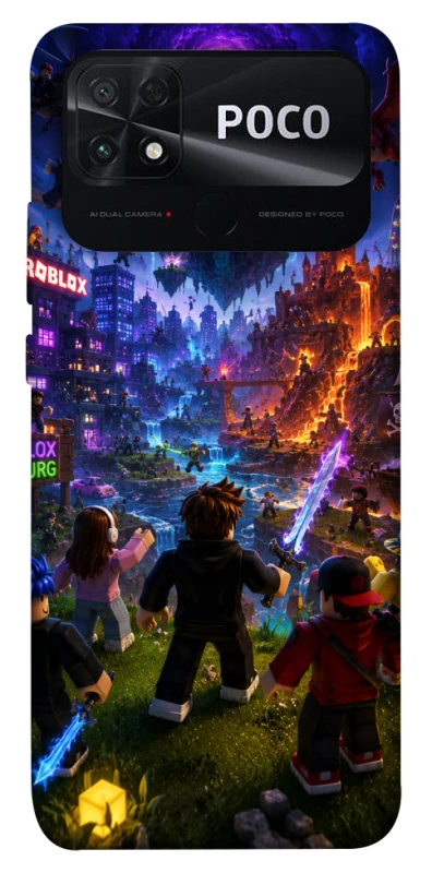 Чехол на Xiaomi Poco C40 Roblox aesthetics ver.12 фото 1 из 1