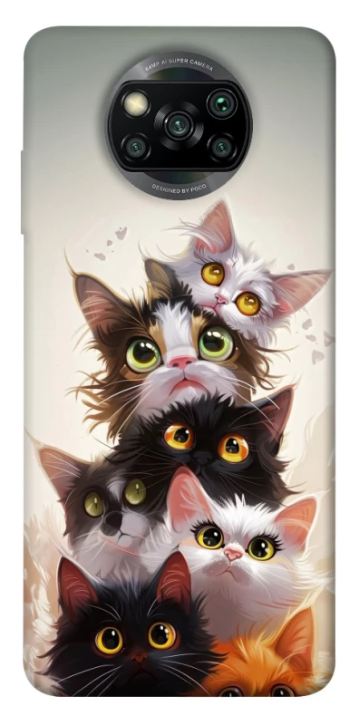 Чехол на Xiaomi Poco X3 NFC / Poco X3 Pro Сat eyes фото 1 из 1