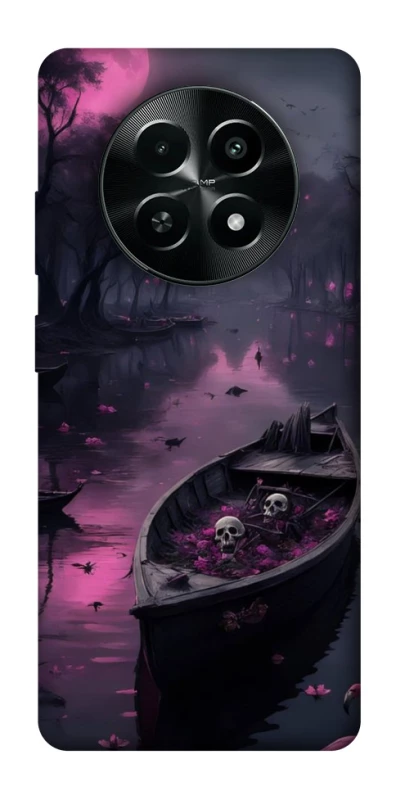 Чехол на Realme Narzo 70x Boat and flamingo фото 1 из 1