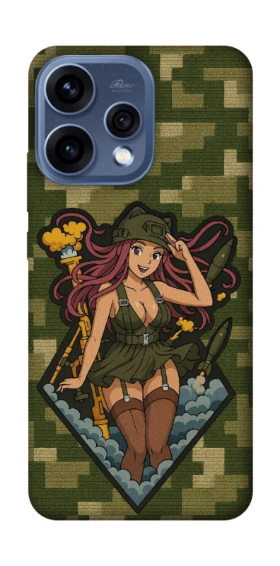 Чохол на Oppo Reno 15 Military Waifu фото 2 з 2