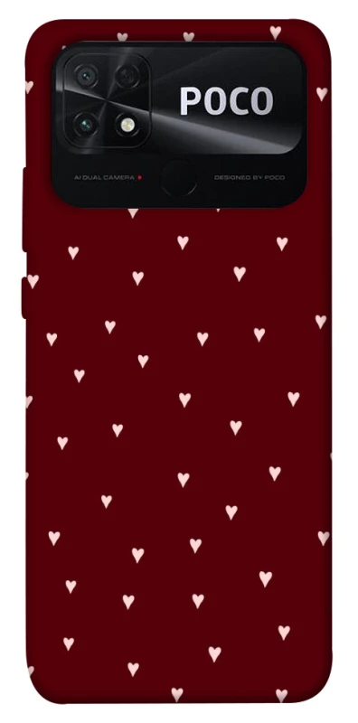 Чохол на Xiaomi Poco C40 Smal hearts фото 1 з 1