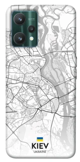 Чехол на Realme 9 Pro Kiev white map фото 1 из 1