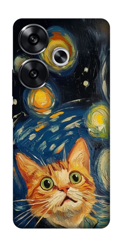 Чехол на Xiaomi Poco F6 paint cat фото 1 из 1