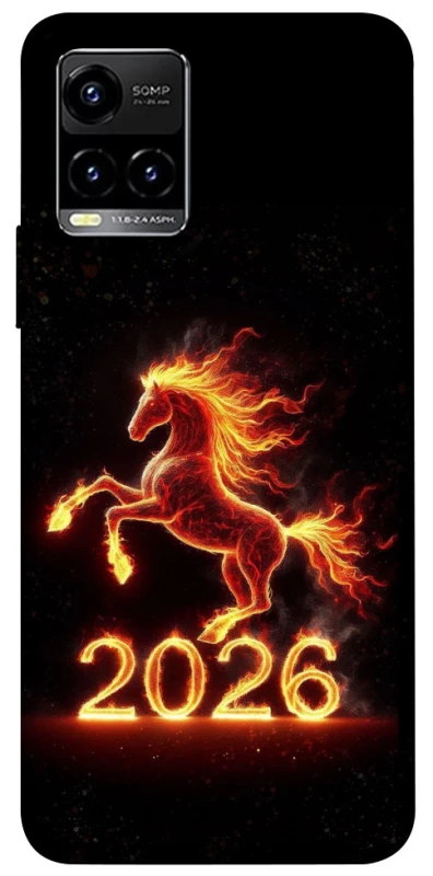 Чохол на Vivo Y21 / Y33s Red Fire Horse ver.1 фото 1 з 1