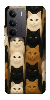 Чехол на Realme C75 Colorful Cat Collage фото 1 Чехол на Realme C75 Colorful Cat Collage фото 1 из 1