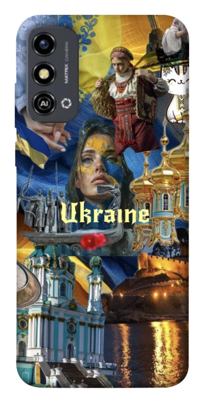 Чохол на ZTE Blade A53 Ukraine style ver.3 фото 1 з 1