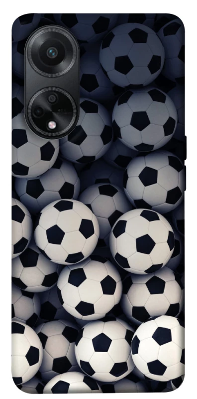 Чехол на Oppo A98 Футбольные мячи фото 1 из 1