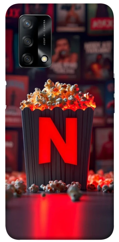 Чехол на Oppo A74 4G Netflix and popcorn фото 1 из 1
