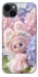 Чохол на Apple iPhone 14 Plus (6.7") Labubu & Flowers ver.1 фото 1 з 1