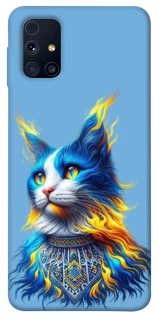 Чохол на Samsung Galaxy M31s Кіт патріот фото 1 з 1