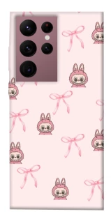 Чехол на Samsung Galaxy S22 Ultra Pink bows and Labubus фото 1 из 1