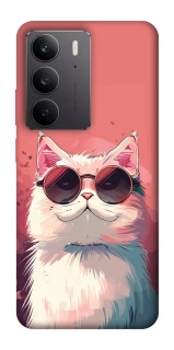 Чохол на Realme C75 Сat with glasses фото 1 з 1