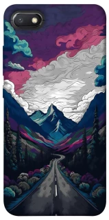 Чехол на Xiaomi Redmi 6A Нарисованные горы фото 1 из 1